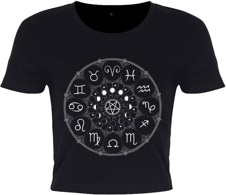 Immagine prodotto Grindstore Crop top con pentagramma zodiacale (40 D)