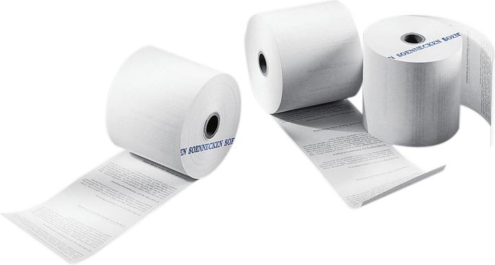 Actual product image Soennecken Thermal Rolls 57mm/40m/12mm 58d Print SEPA Text Pack of 5 Rolls