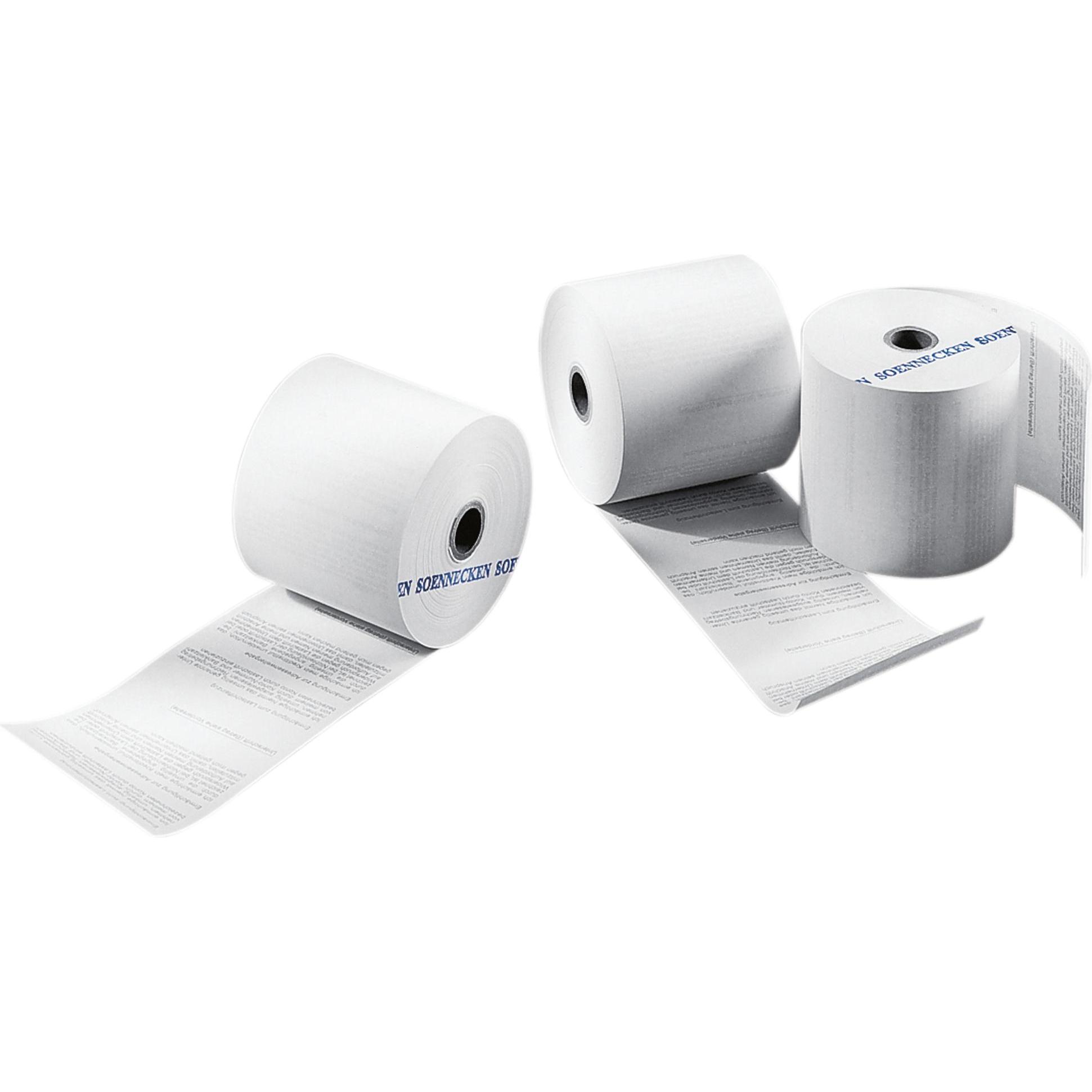 Soennecken, Rotoli di carta termica, Rotolo per registratore di cassa termico 4017 57mmx50m bianco CE 5pz/confezione.