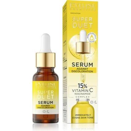 NoName, Gesichtsserum, Eveline Super Duet Konzentriertes Serum Vitamin C Niacinamid-Komplex 18ml (18 ml)