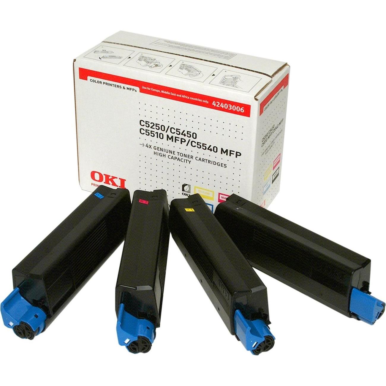 OKI, Toner, 42403006 (M, BK, Y, C)