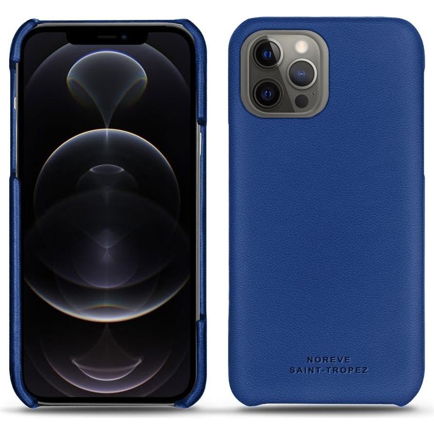 Noreve Lederschutzhülle (Apple iPhone 12 Pro), Smartphone Hülle, Blau