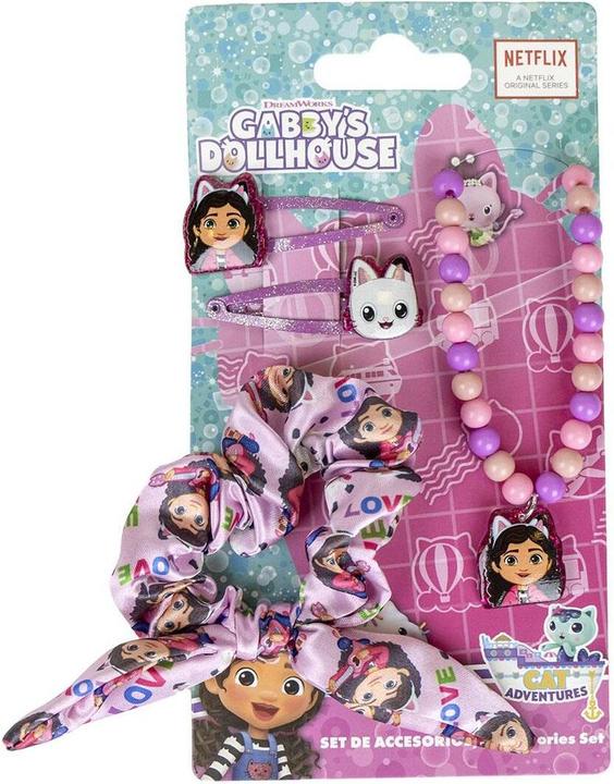Immagine prodotto Gabby's Dollhouse Gioielli per capelli 4 pezzi rosa