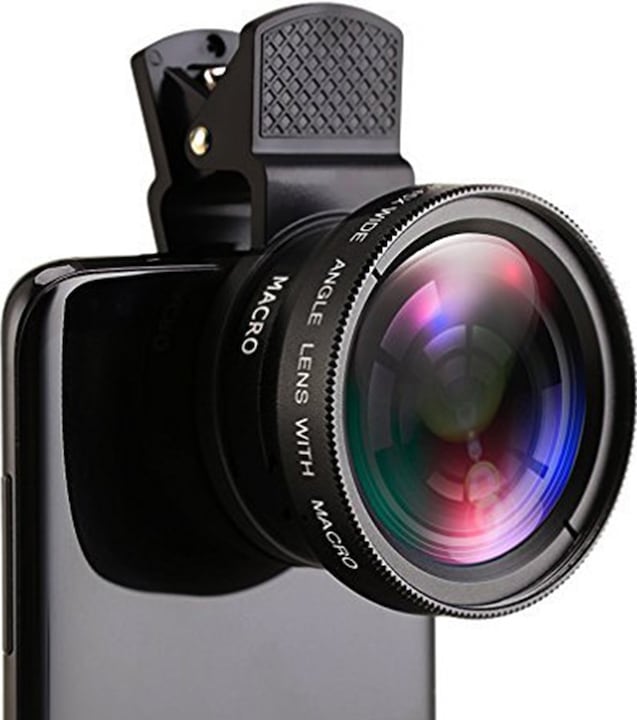PhoneLook 2 in 1 interchangeable smartphone camera lenses universal macro & wide angle