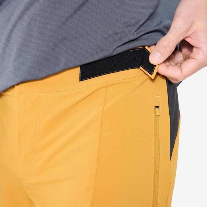 Produktbild Rockrider Radhose kurz atmungsaktiv Unisex gelb (3XL)