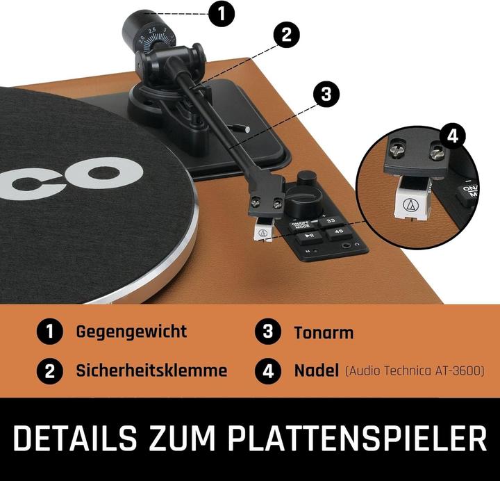 Actual product image Lenco LS-430 (Manual)