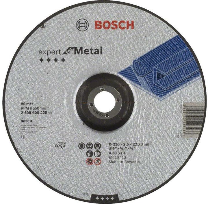 Bosch Professional Zubehör PRO Metal cutting disc, 230 x 2.5 x 22.23 mm