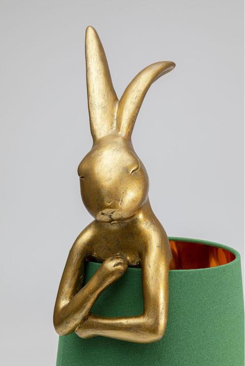 Image du produit Kare Design Lampe de table Animal Rabbit Or/Vert 68cm (E14)