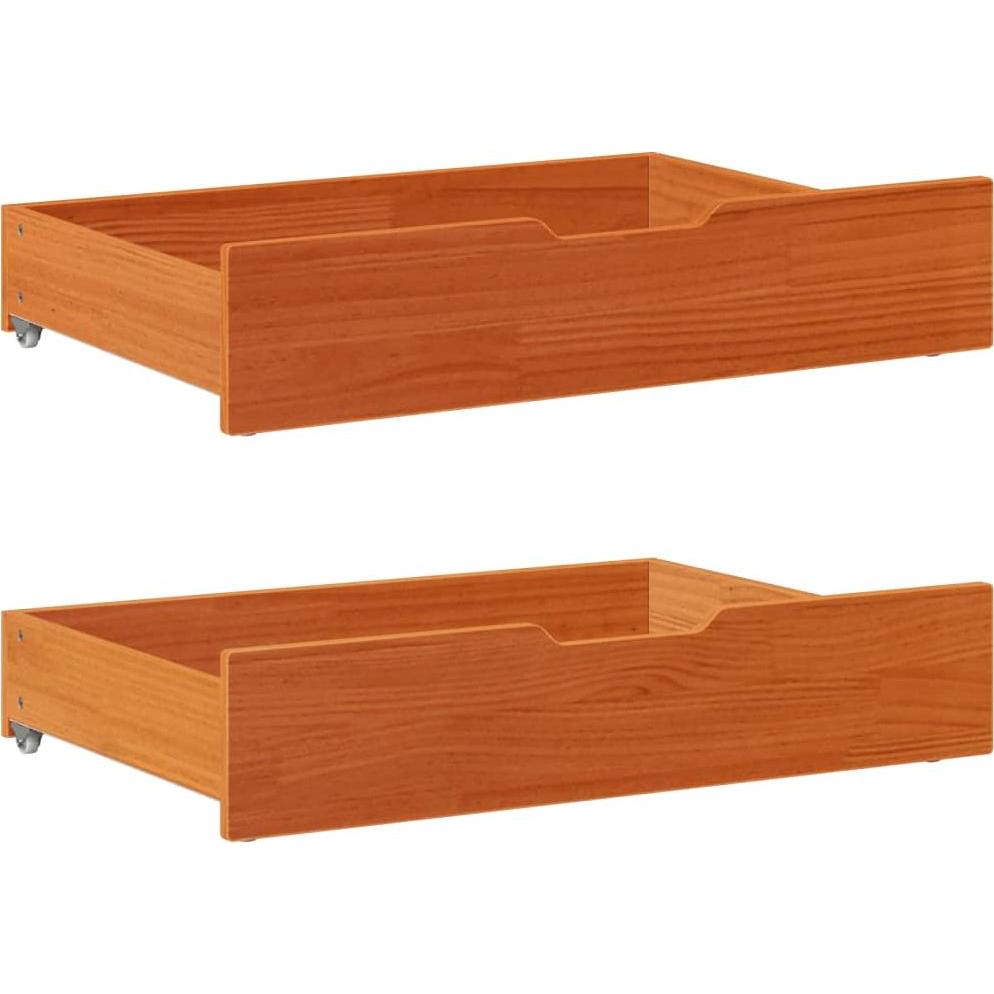 VidaXL, Bett Zubehör, Bettschubladen 2 Stk.