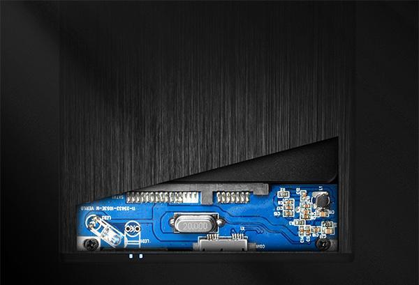 Productafbeelding Axagon EE25-XA6 - HDD / SSD behuizing - 2,5 Inch - SATA - Serial ATA II - Serial ATA III (2.5")