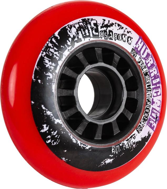 Actual product image Powerslide 4 WHEELS HURRICANE RED 76MM88A X8664934 (76 mm, 88a)