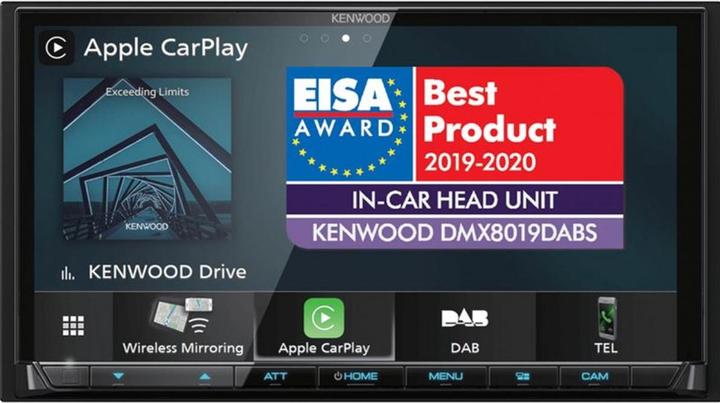 Actual product image Kenwood Corp. Moniceiver DMX8019DABS (Android car, Apple Carplay)