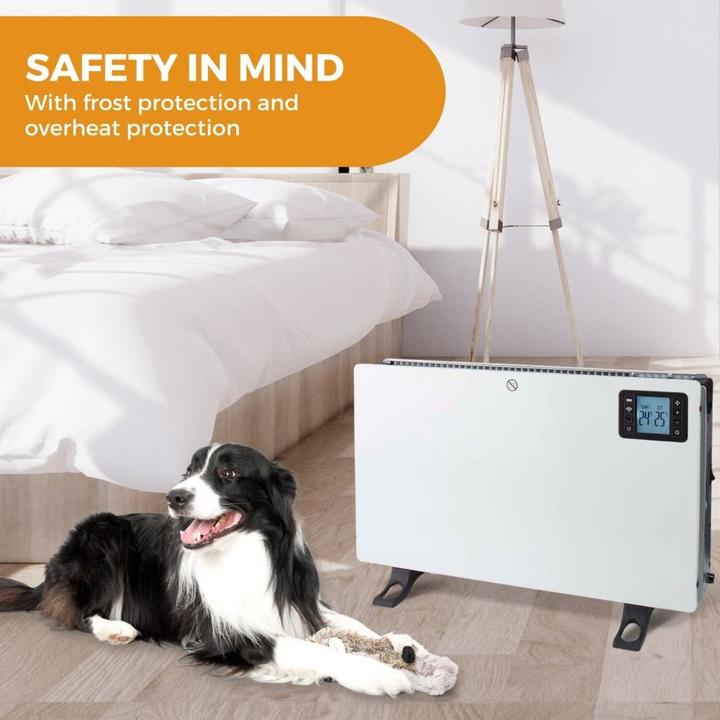 Productafbeelding Nedis SmartLife Convectorpan - Wi-Fi - 2000 W - 3 warmhoudstandaarden - LCD - 5 - 37 C - Regelbare (2000 W)