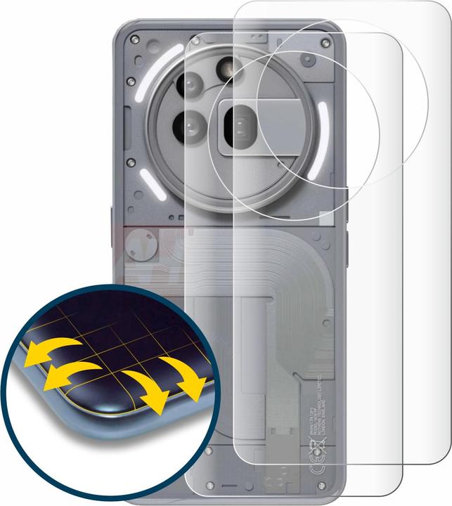 Actual product image BROTECT Full-Screen Protector (2 Piece, Nothing Phone (3a) Pro)