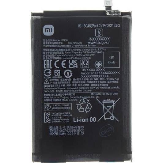 Xiaomi BN66 Original-Akku 6000 mAh (Service Pack), Smartphone Akku