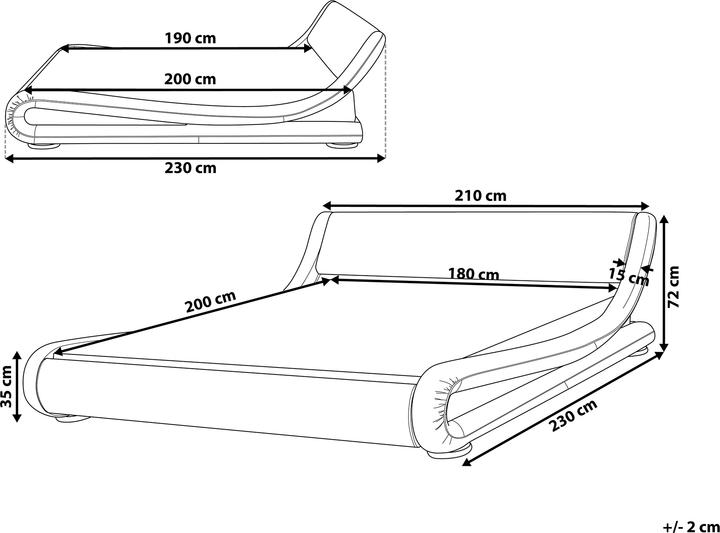 Actual product image Beliani Avignon (180 x 200 cm)