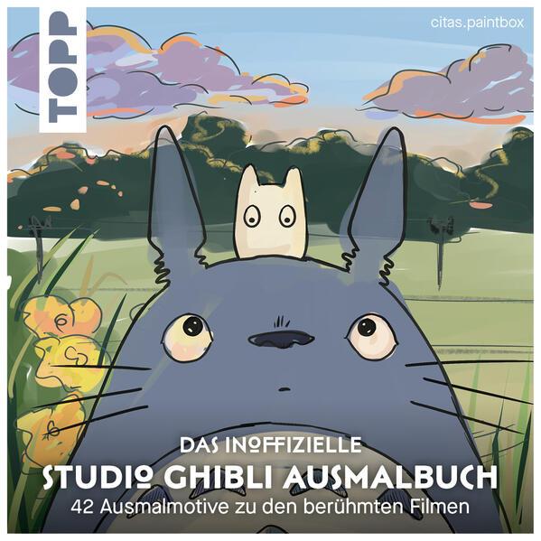 Actual product image The unofficial Studio Ghibli colouring book