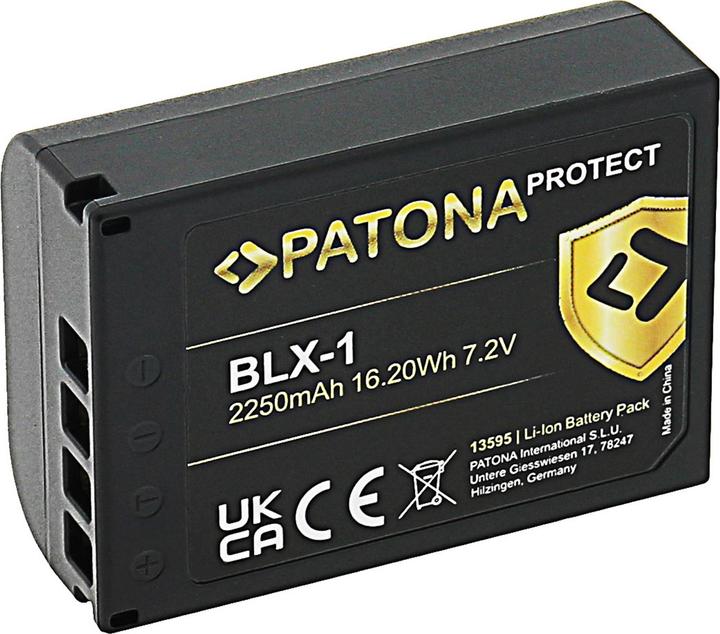 Image du produit Patona Batterie Protect Olympus BLX-1 OM-1 (Batterie)