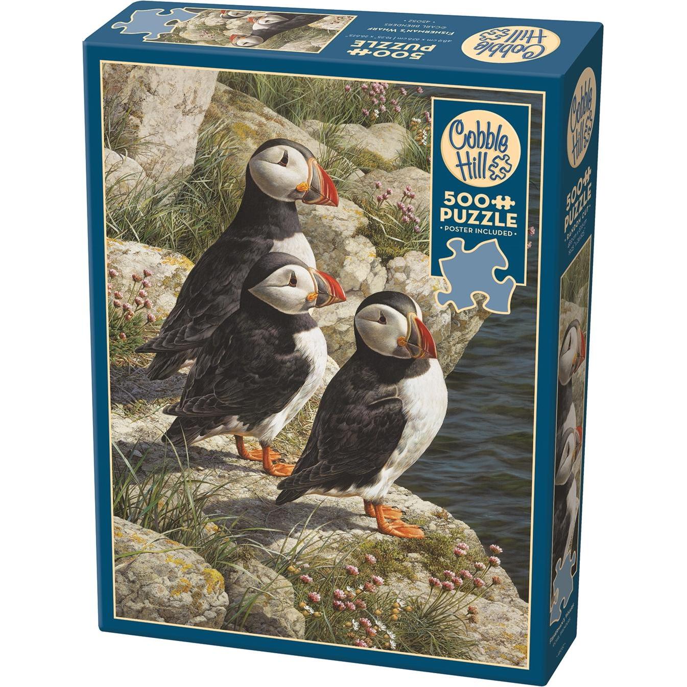 Cobble Hill Puzzle 500 Papageientaucher G3 (500 Teile) (58212142)