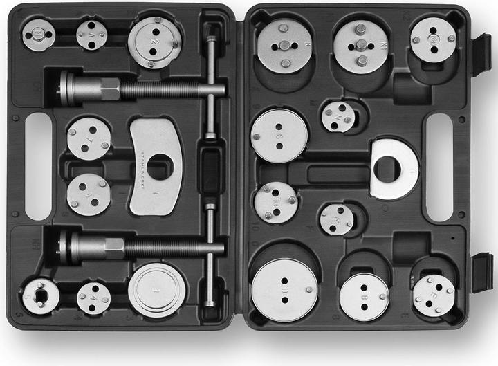 Produktbild Stahlwerk Bremskolben Rücksteller Set 22tlg Kolben Rücksteller Rückstellwerkzeug