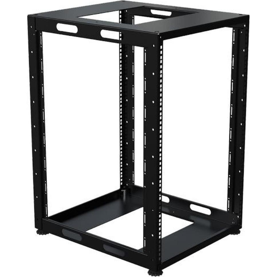 Lanview 19" D=584MM 16U Special Open, Accessori per armadio rack, Nero