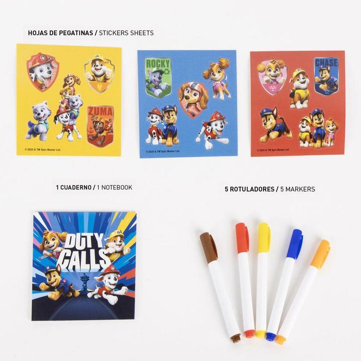 Actual product image Paw Patrol Zeichenset The