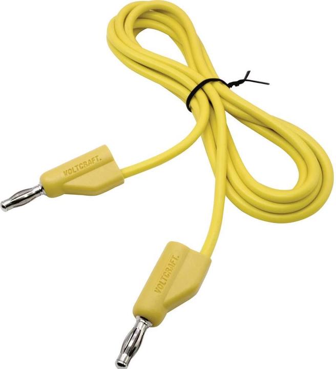 Actual product image Voltcraft Highly flexible test leads SET 1.5 m 30 V/AC, 60 V/DC 10 A