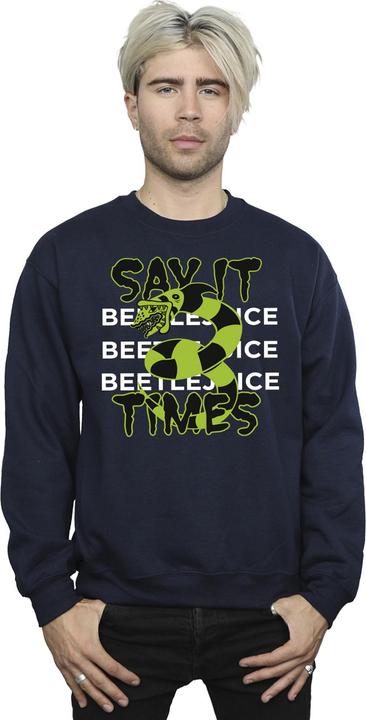 Image du produit Beetlejuice - Sweat SAY IT TIMES - Homme (S)