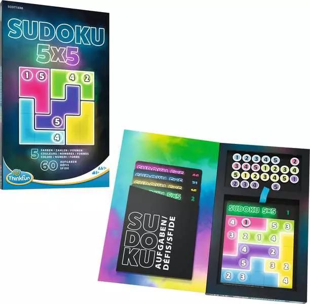 Productafbeelding Ravensburger ThinkFun - Sudoku 5x5 (Duits, Italiaans, Frans)