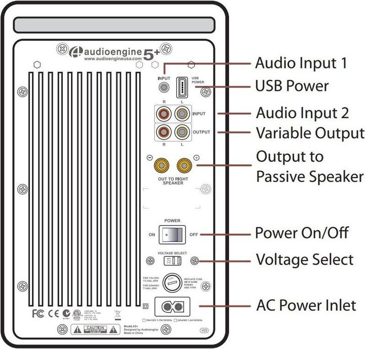 Image du produit Audioengine A5+ (1 paire, 150 W)