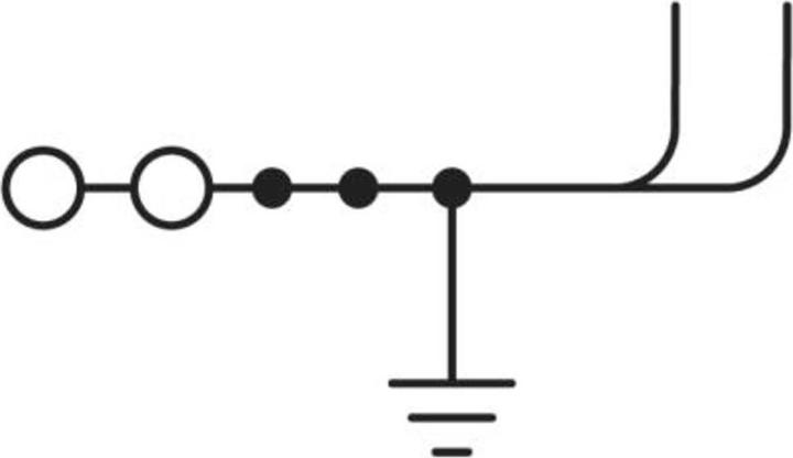 Image du produit Phoenix Contact PT 6-QUATTRO/2P-PE 3061842 Borne pour conducteur de terre 0,50 mm² 6 mm² Vert-Jaune 50 pcs (3061