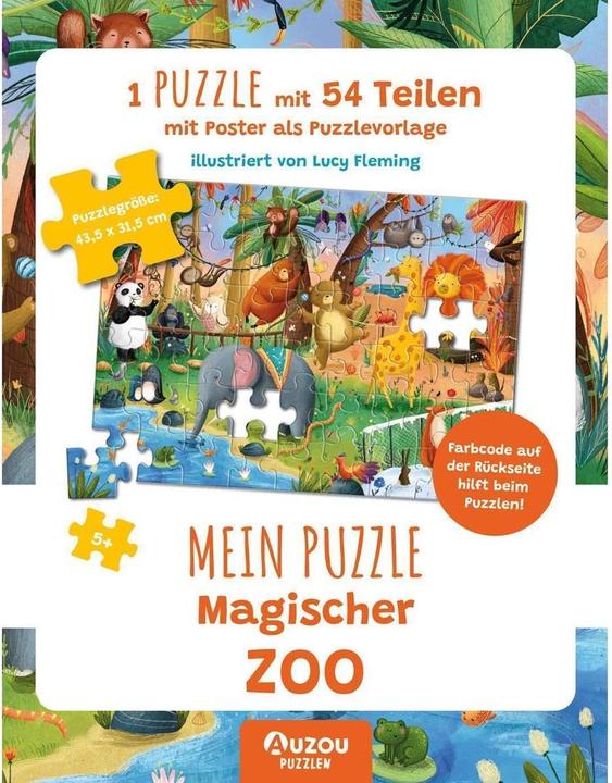 Produktbild Mein Puzzle - Magischer Zoo (72 Teile)