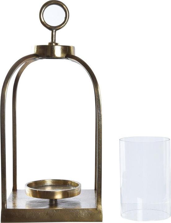 Productafbeelding DKD Home Decor Lantern Crystal Golden Aluminium (19 x 19 x 43 cm) (19 x 19 x 43 cm)