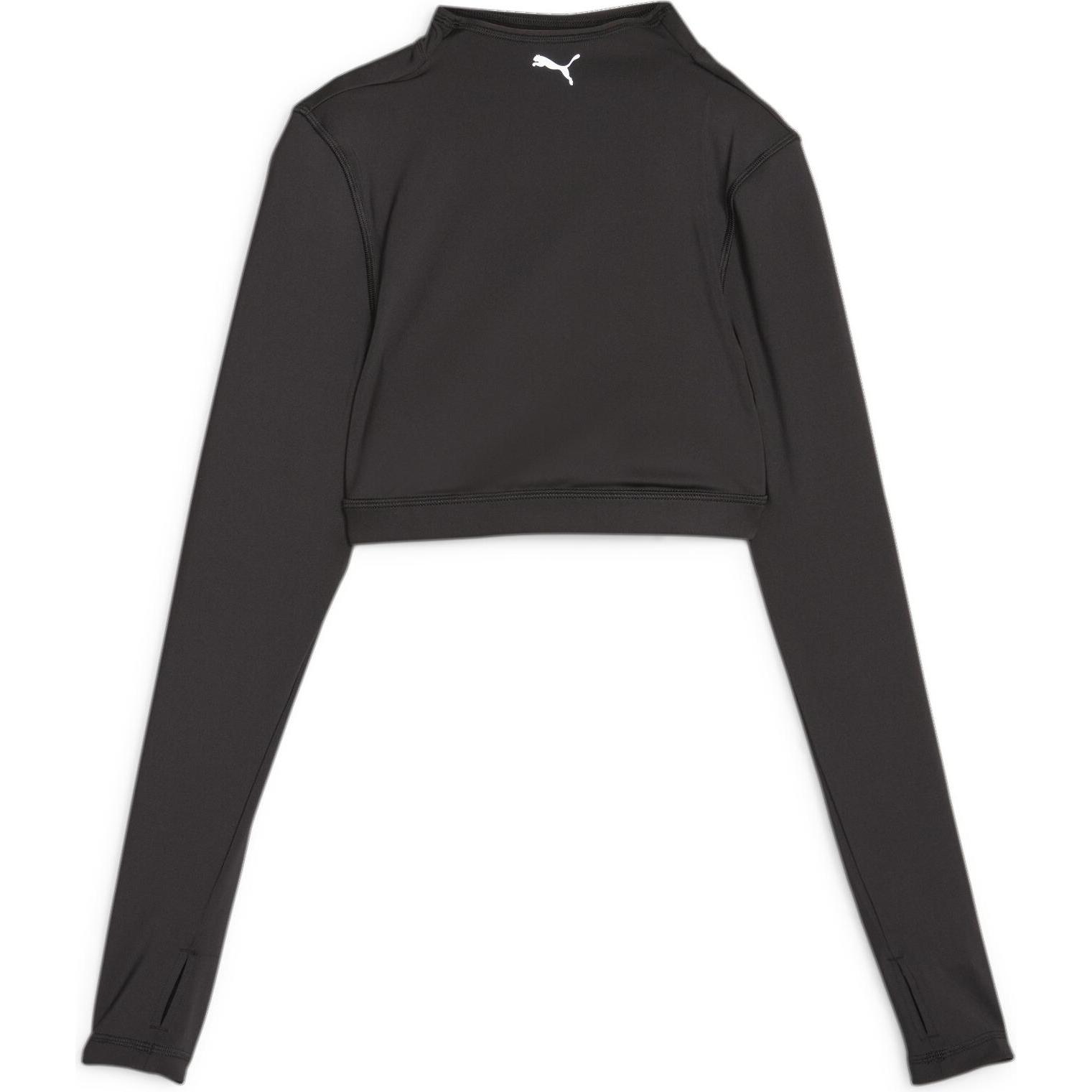 Puma, Sport-BH, Modest Activewear Longsleeve Sports Bra (S), Schwarz, S