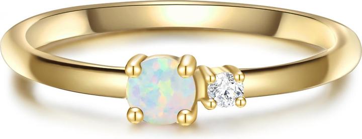 Produktbild Glanzstücke München Damen Sterling Silber Zirkonia gelbgold - 31500 (50, 925 Silber)