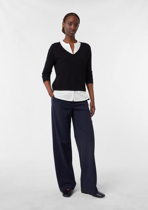 Produktbild Comma Strickpullover 2-in-1-Pullover in Layering-Optik (36)