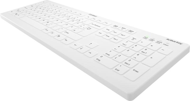 Immagine prodotto CHERRY ACTIVE KEY MTA AK-C8112 Wireless DE-Layout bianco (DE, Senza fili)