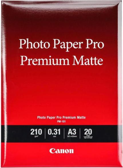 Actual product image Canon PM-101 Pro Premium Mat (210 g/m², A3, 20 pcs.)