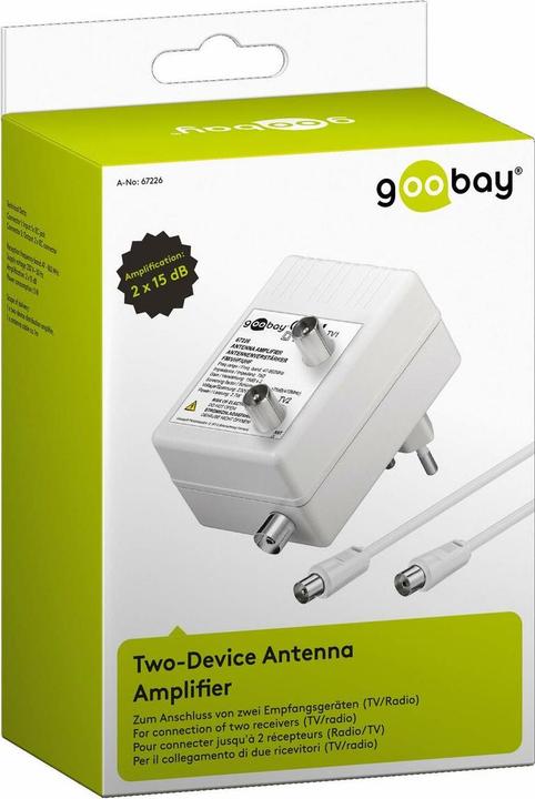 Image du produit Goobay Amplificateur d'antenne à deux appareils (Amplificateur)
