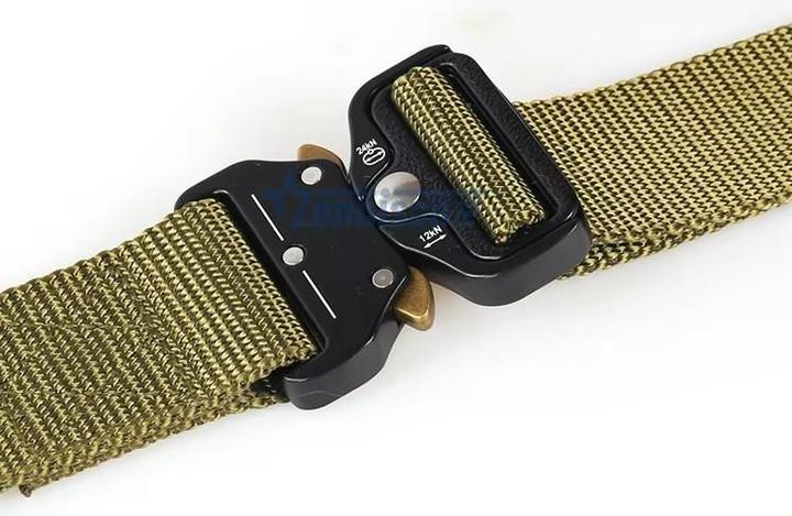 Image du produit Swissdetector Ceinture tactique réglable - style militaire - dégagement rapide - Verte