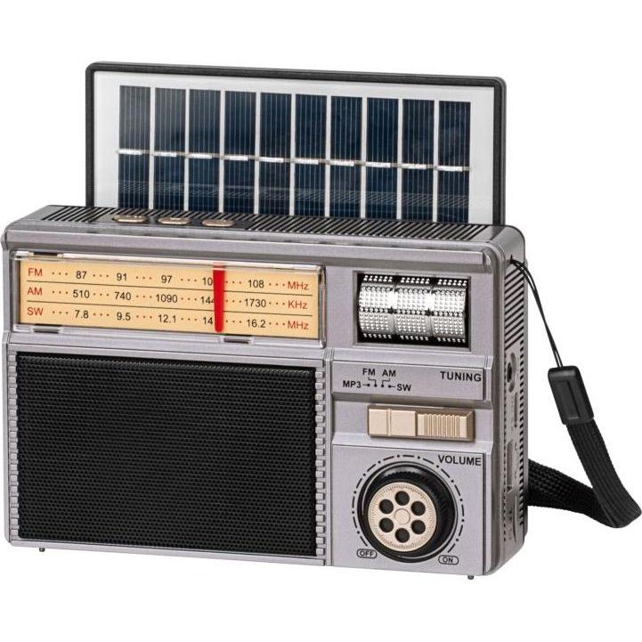 Krüger&Matz Radio Kruger&Matz Radio przenośne analogowe solarne model KM0831 (FM), Radio