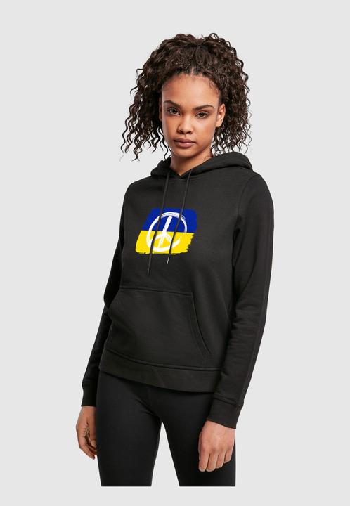 Produktbild Merchcode Ladies Peace - Flag Peace Basic Hoody - 161635 (XL)