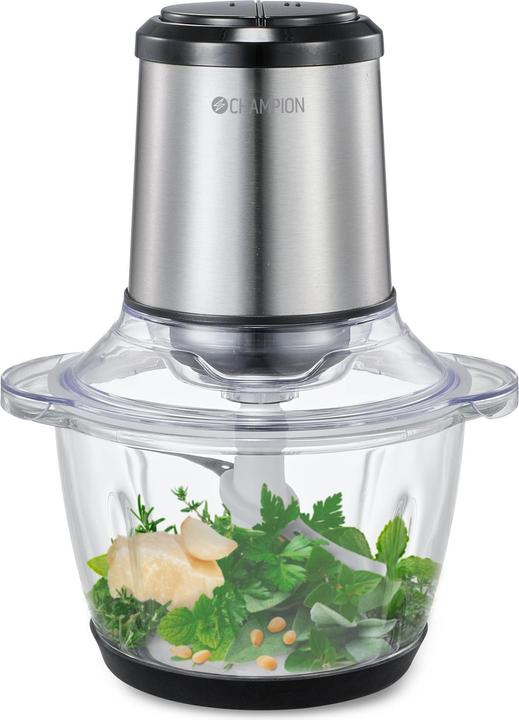 Produktbild Champion Mini-Zerkleinerer 1,2L 400W Glasschüssel MC310 Edelstahl (400 W)