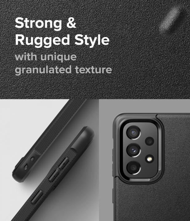 Actual product image Ringke Onyx durable TPU cover for Samsung Galaxy A73 black (Samsung Galaxy A73 5G)
