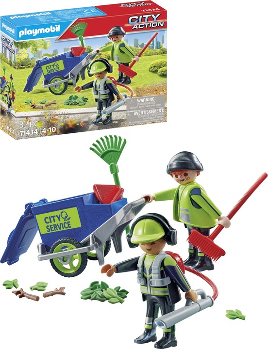 Actual product image Playmobil Stadtreinigung mit E-Fahrzeug (71434, Playmobil City Action)