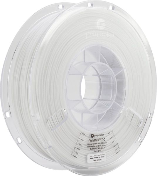 Image du produit Polymaker PCMax™ (Carbone, 1.75 mm, 750 g, Blanc)
