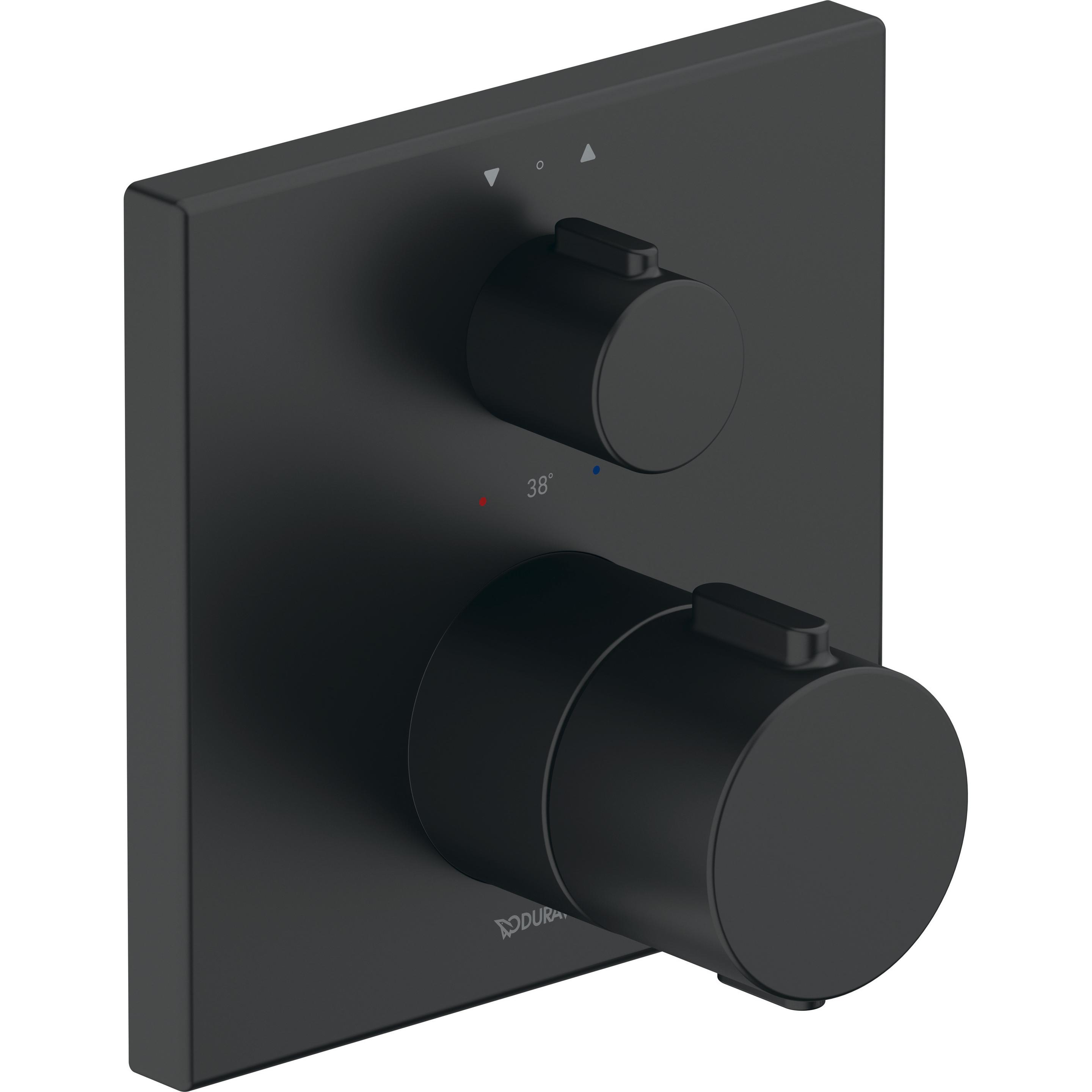 Duravit, Badarmatur, Thermostatarmatur, Thermostat Unterputz, 2 Verbraucher, Eckig, TH42000130