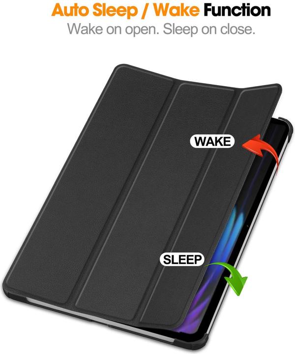 Produktbild Lobwerk 2in1 Set Tasche + Glas für Xiaomi Mi Pad 7 11.2 Zoll Tasche Cover Schutz Folie Sleep and Wake (Xiaomi Pad 7)