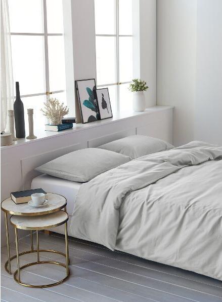 Image du produit Living Home Satin uni 100 (Taie d'oreiller, 45 x 45 cm)