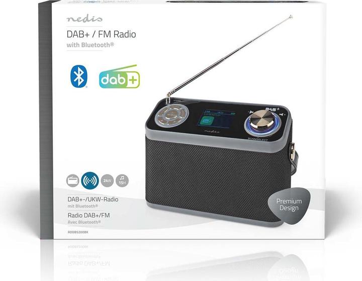 Produktbild Nedis DAB+ Radio (DAB+, DAB, FM, Bluetooth, WLAN)
